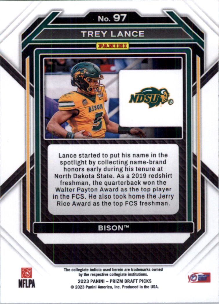 2023 Panini Prizm Draft Picks Football Card Pick (Base)