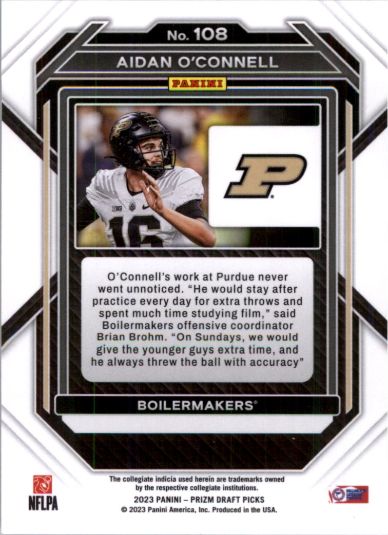 2023 Panini Prizm Draft Picks Football Card Pick (Base)