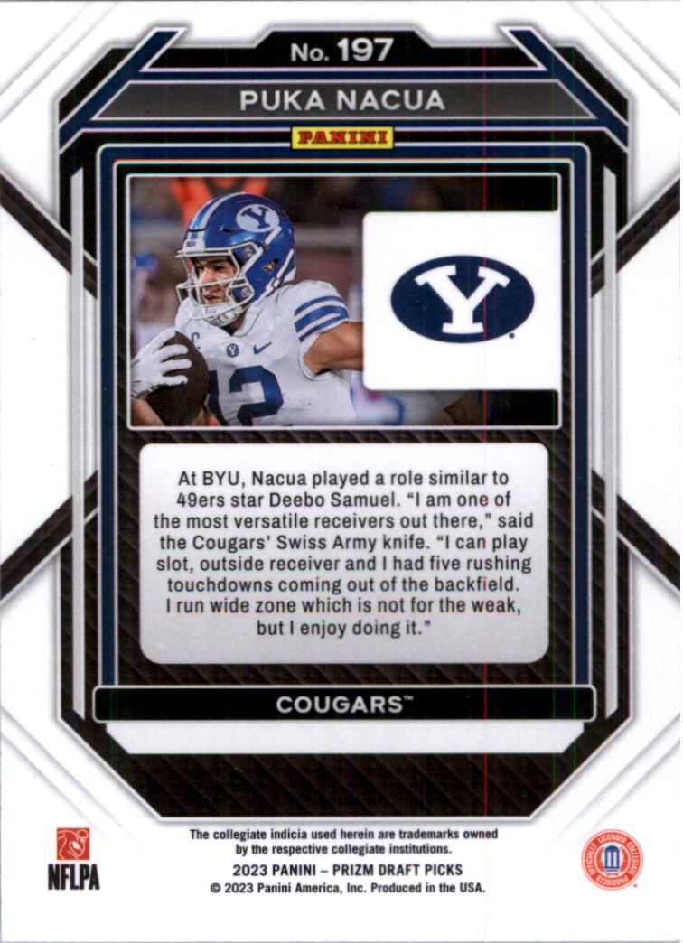 2023 Panini Prizm Draft Picks Football Card Pick (Base)