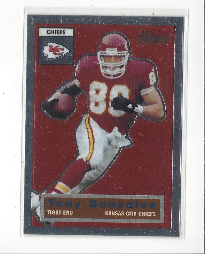 2001 Topps Heritage Retrofractor #52 Tony Gonzalez