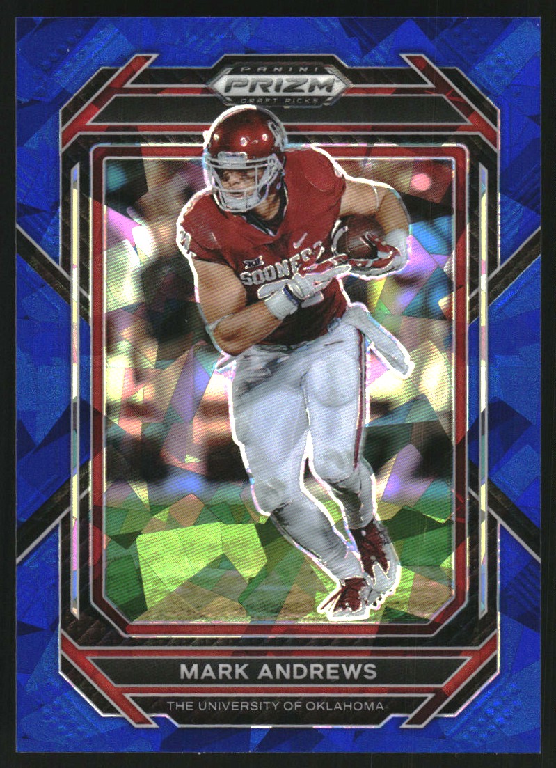 2023 Panini Prizm Draft Picks Prizms Blue Ice #73 Mark Andrews