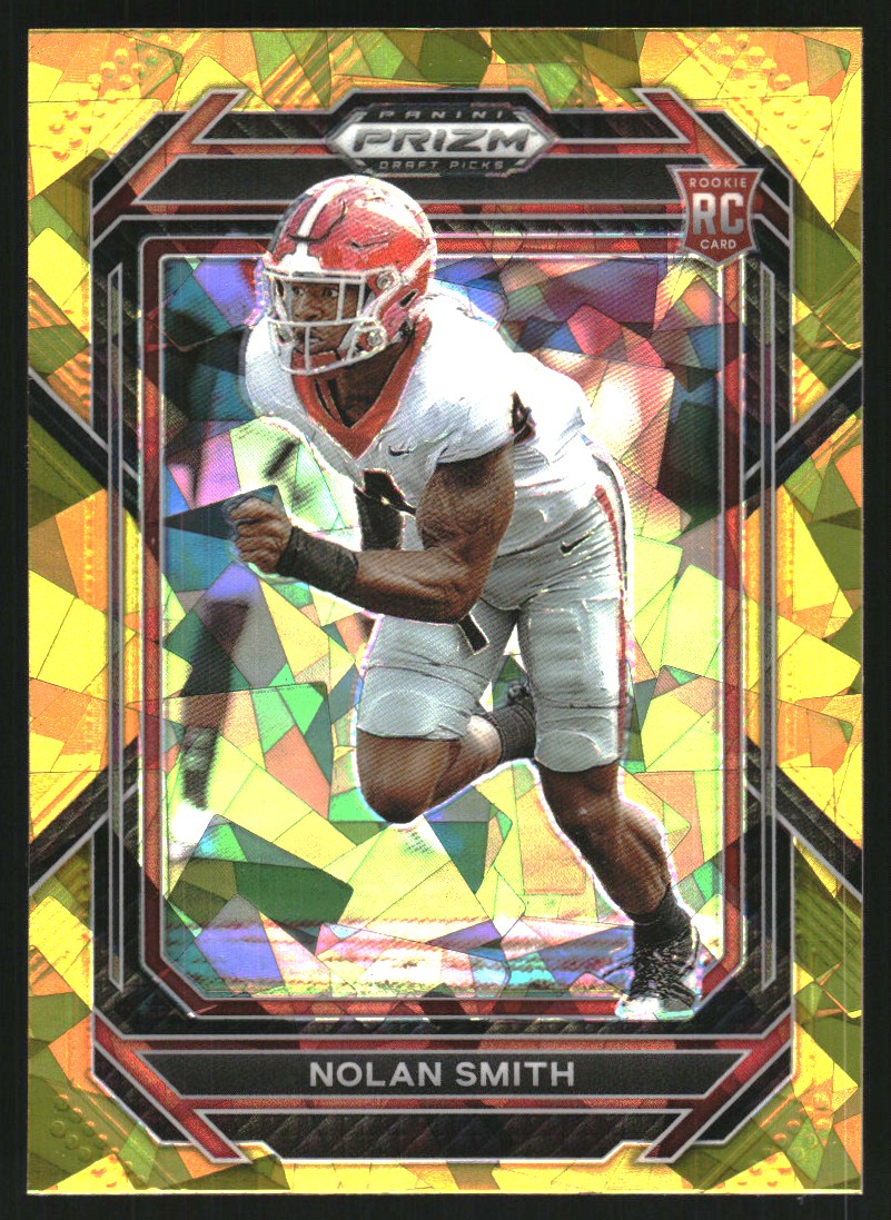 2023 Panini Prizm Draft Picks Prizms Gold Ice #177 Nolan Smith