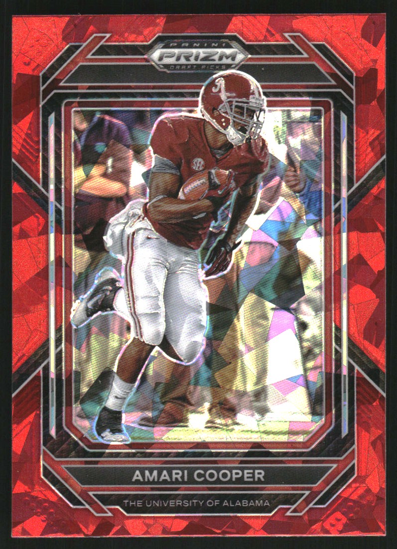 2023 Panini Prizm Draft Picks Prizms Red Ice #5 Amari Cooper