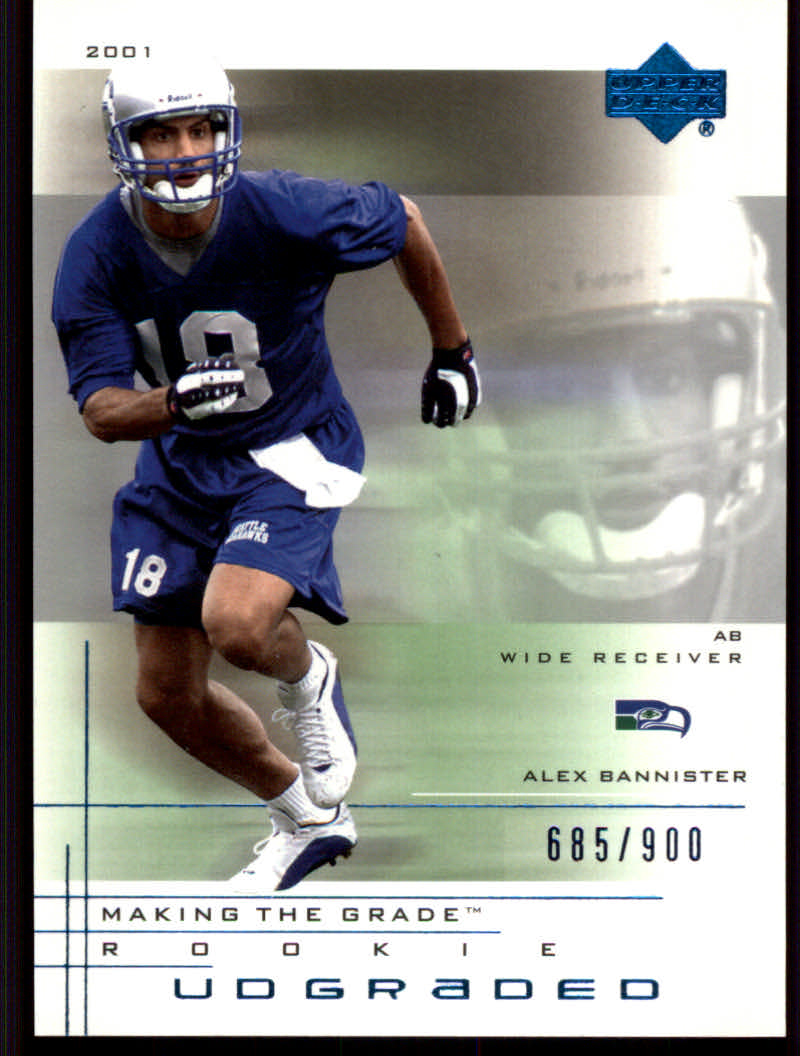 2001 Graded (Upper Deck) Football Cards - Picture 22 of 25