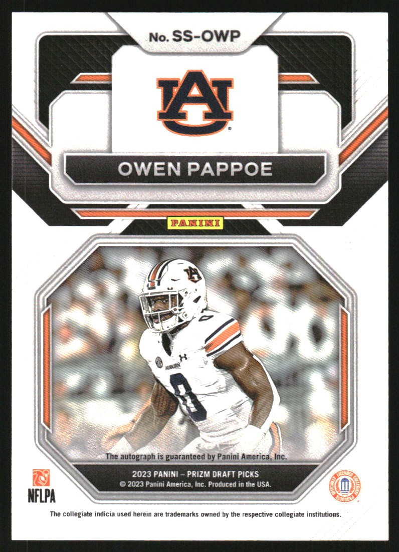 2023 Panini Prizm Draft Picks Sensational Signatures #37 Owen Pappoe
