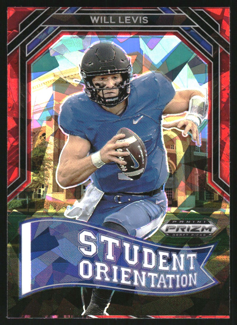 2023 Panini Prizm Draft Picks Student Orientation Red Ice #3 Will Levis