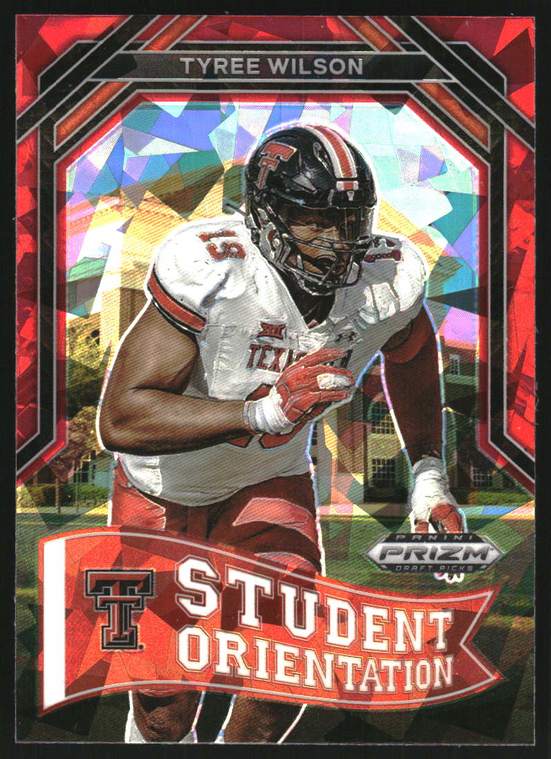 2023 Panini Prizm Draft Picks Student Orientation Red Ice #21 Tyree Wilson