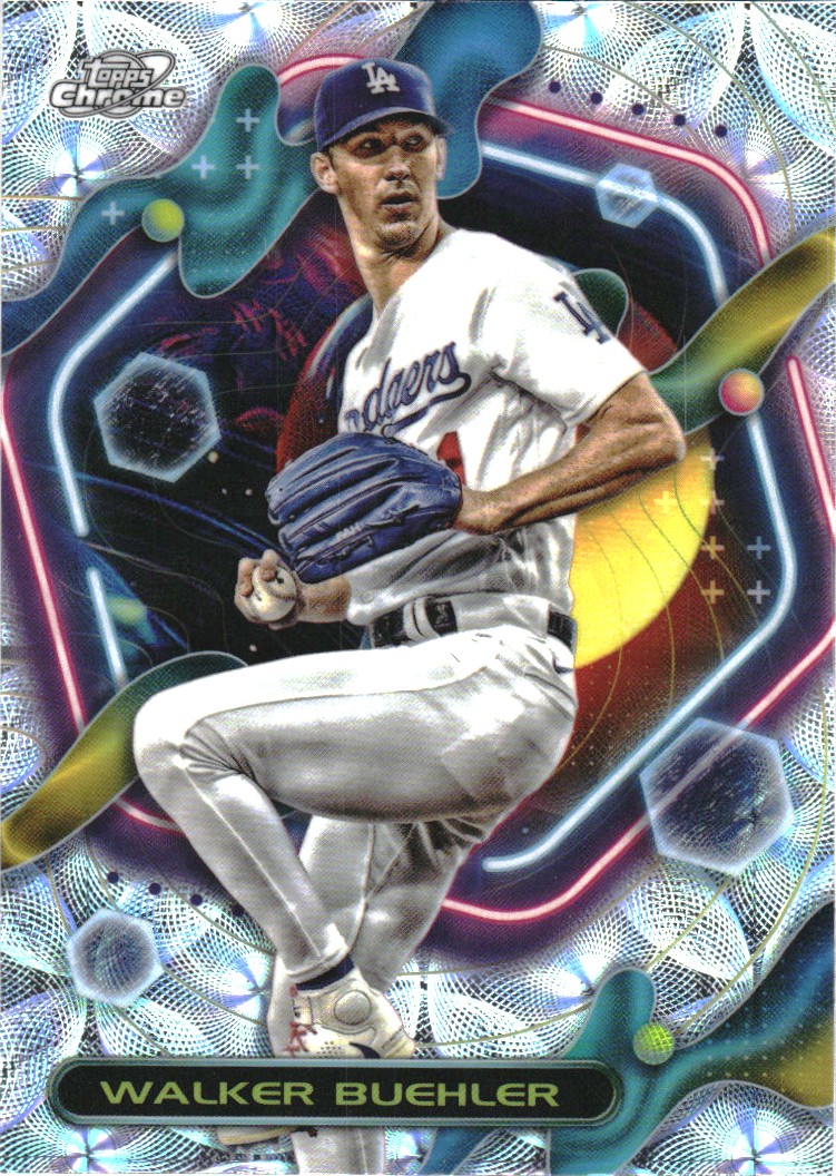 2023 Topps Cosmic Chrome Nucleus Refractors #144 Walker Buehler