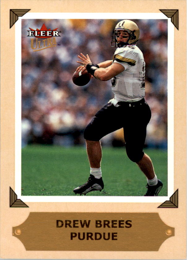 2001 Ultra College Greats Previews #2 Drew Brees