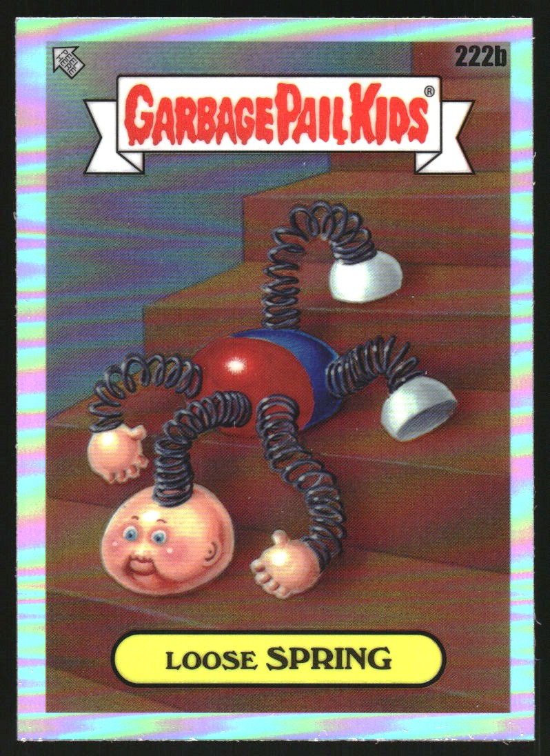 2023 Topps Chrome Garbage Pail Kids Series 6 Refractors #222b Loose Spring