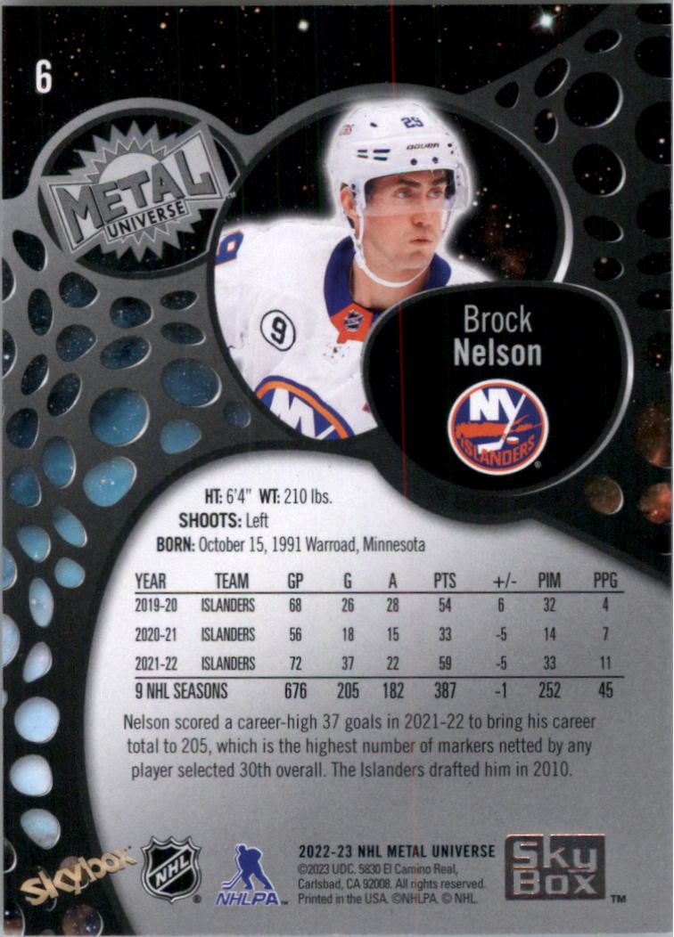 2022-23 Metal Universe Hockey Card Pick (Base)