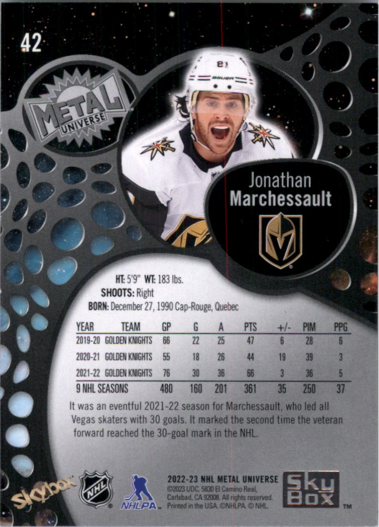 2022-23 Metal Universe Hockey Card Pick (Base)