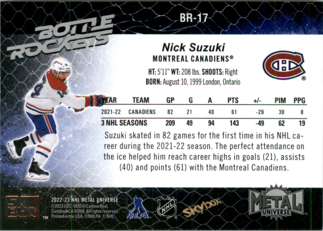 2022-23 Metal Universe Hockey Card Pick (Inserts)