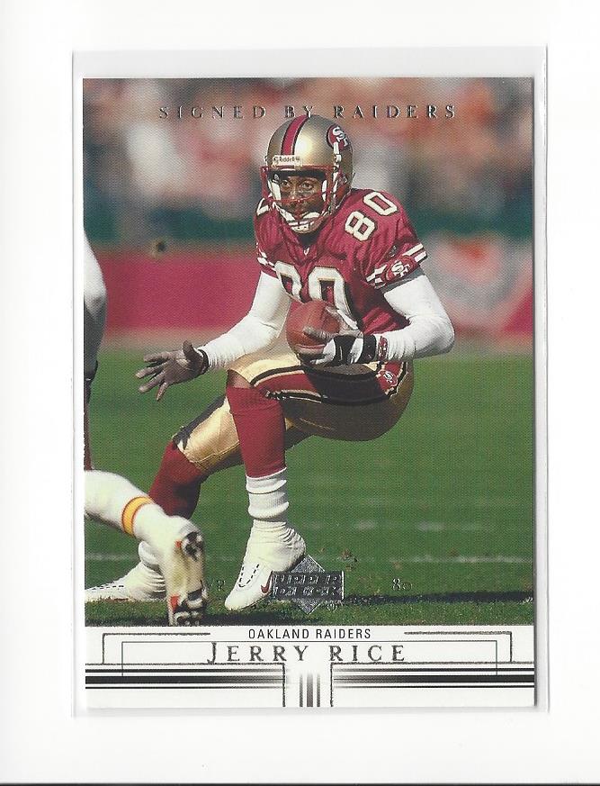 Jerry Rice cards (2000-2022) 49ers Raiders - You Choose - Bild 76 von 227