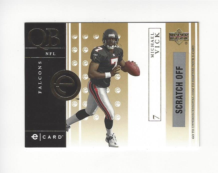 2001 Upper Deck e-Card #EMV Michael Vick