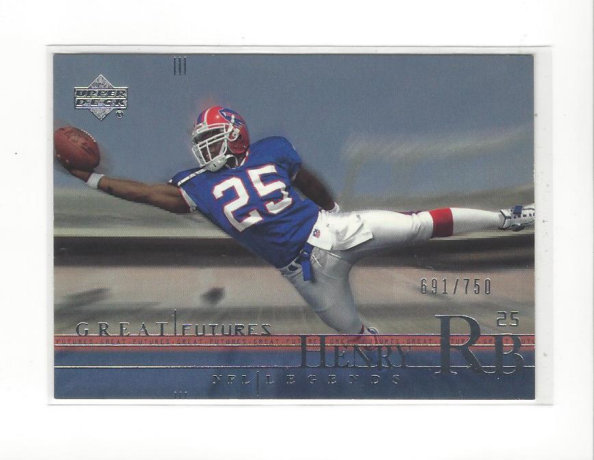 2001 Upper Deck Legends #102 Travis Henry RC