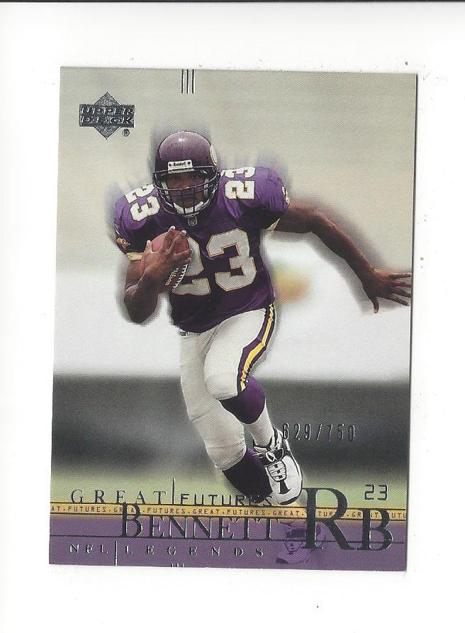 2001 Upper Deck Legends #180 Michael Bennett RC
