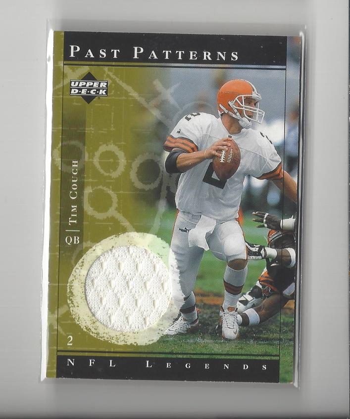 2001 Upper Deck Legends Past Patterns Jerseys #PPTC Tim Couch