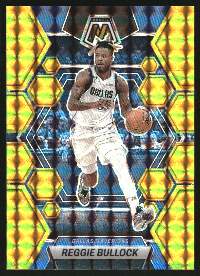 2022-23 Panini Mosaic Mosaic Gold #116 Reggie Bullock