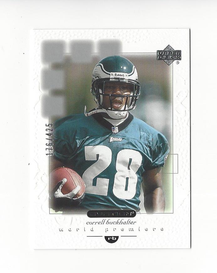 2001 Upper Deck Ovation #129 Correll Buckhalter RC