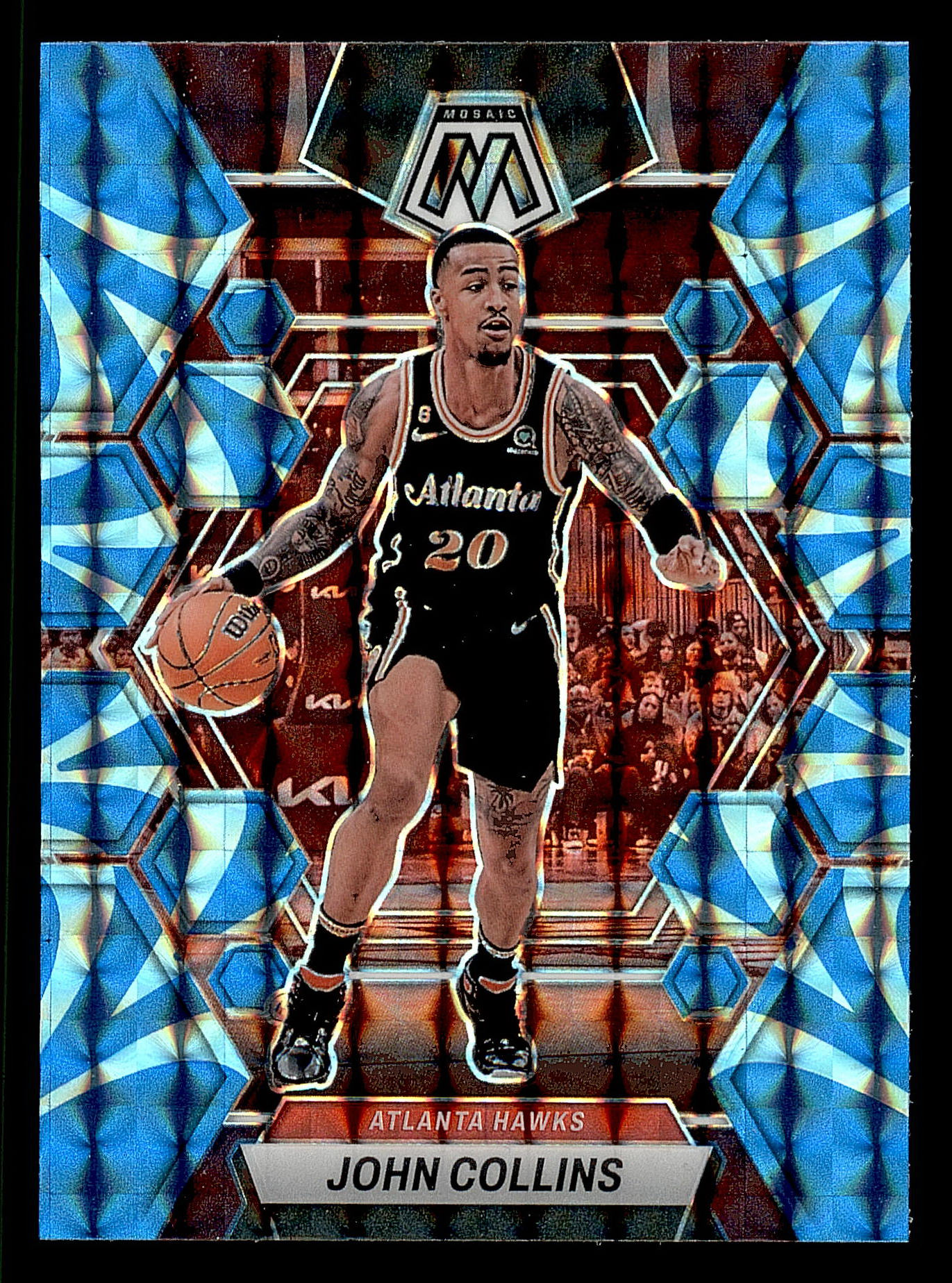 2022-23 Panini Mosaic Mosaic Reactive Blue #145 John Collins