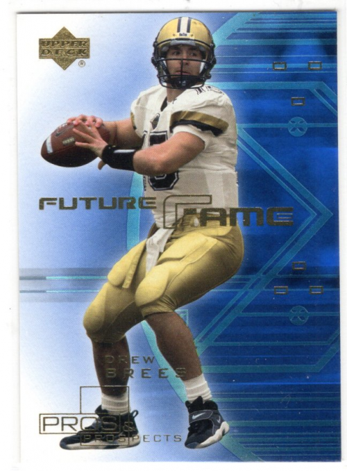 2001 Upper Deck Pros and Prospects Future Fame #F3 Drew Brees