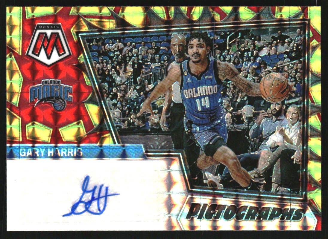 2022-23 Panini Mosaic Pictographs Mosaic Choice #18 Gary Harris