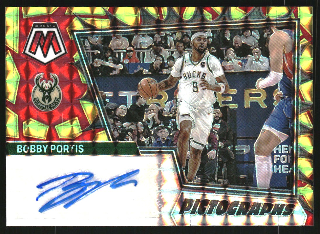 2022-23 Panini Mosaic Pictographs Mosaic Choice #36 Bobby Portis