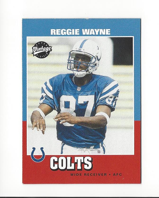 2001 Upper Deck Vintage #230 Reggie Wayne RC