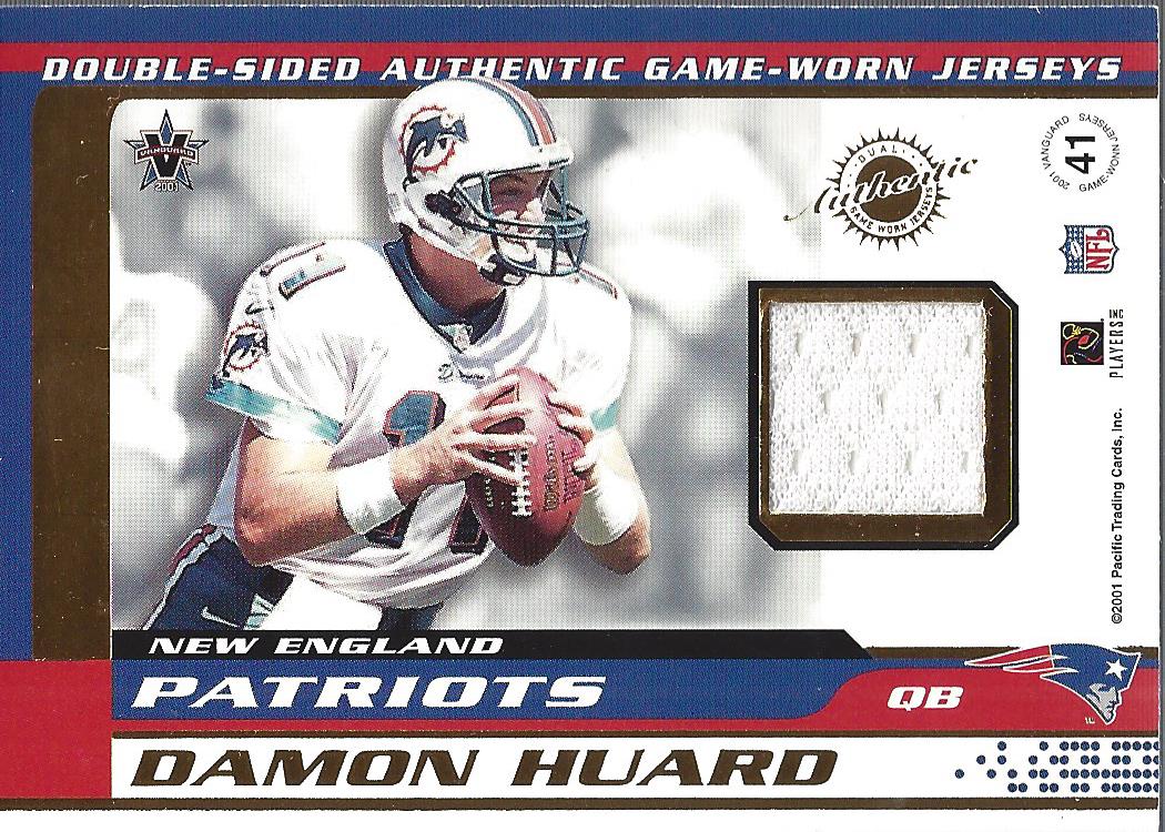 2001 Vanguard Double Sided Jerseys #41 Damon Huard/Bert Emanuel back image