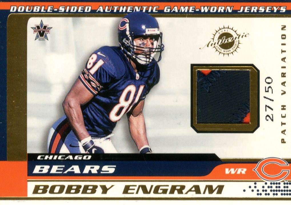 2001 Vanguard Double Sided Jerseys Patches #14 Bobby Engram/Dez White
