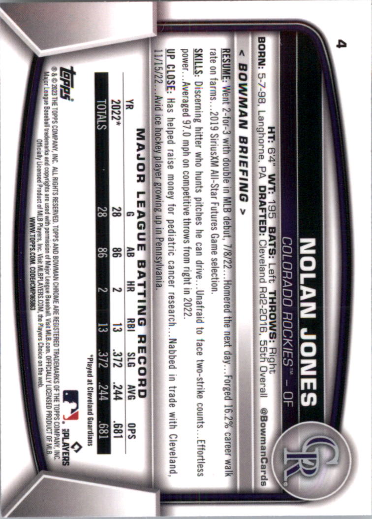 2023 Bowman Chrome Baseball Card Pick (Base) - Picture 9 of 199
