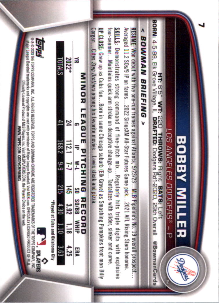 2023 Bowman Chrome Baseball Card Pick (Base) - Picture 15 of 199