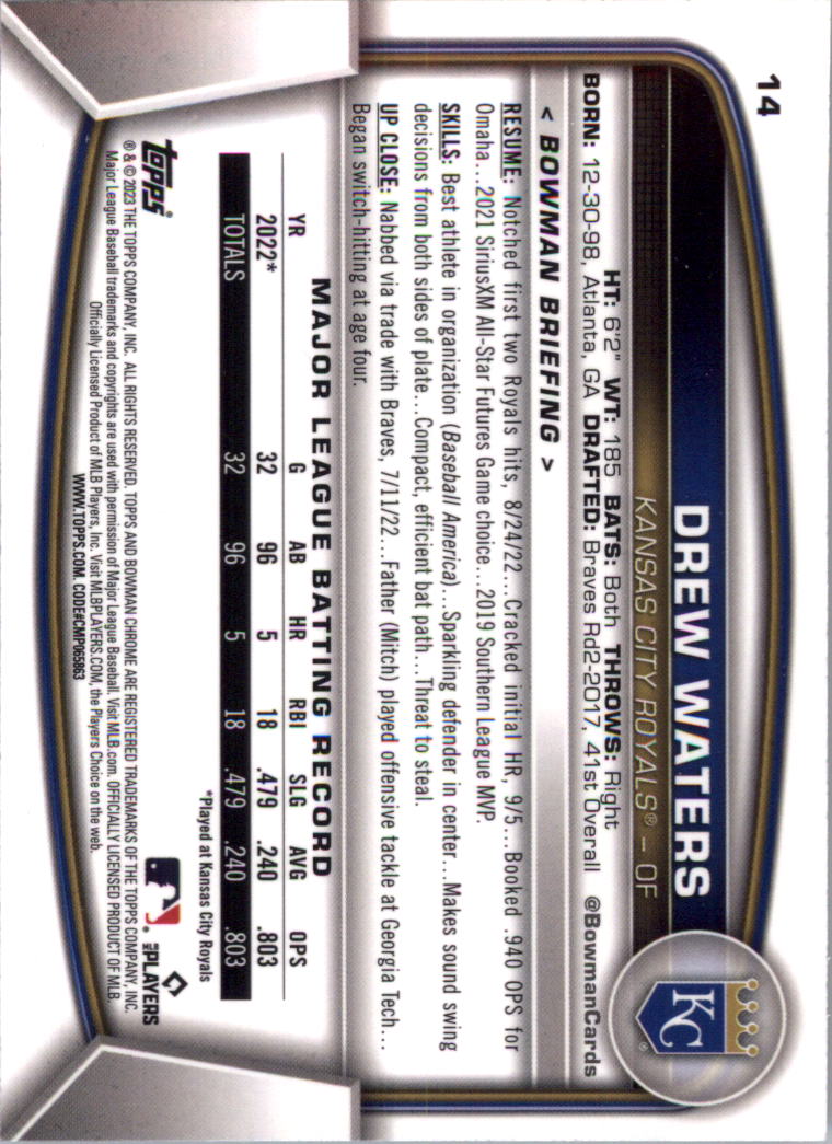 2023 Bowman Chrome Baseball Card Pick (Base) - Picture 29 of 199