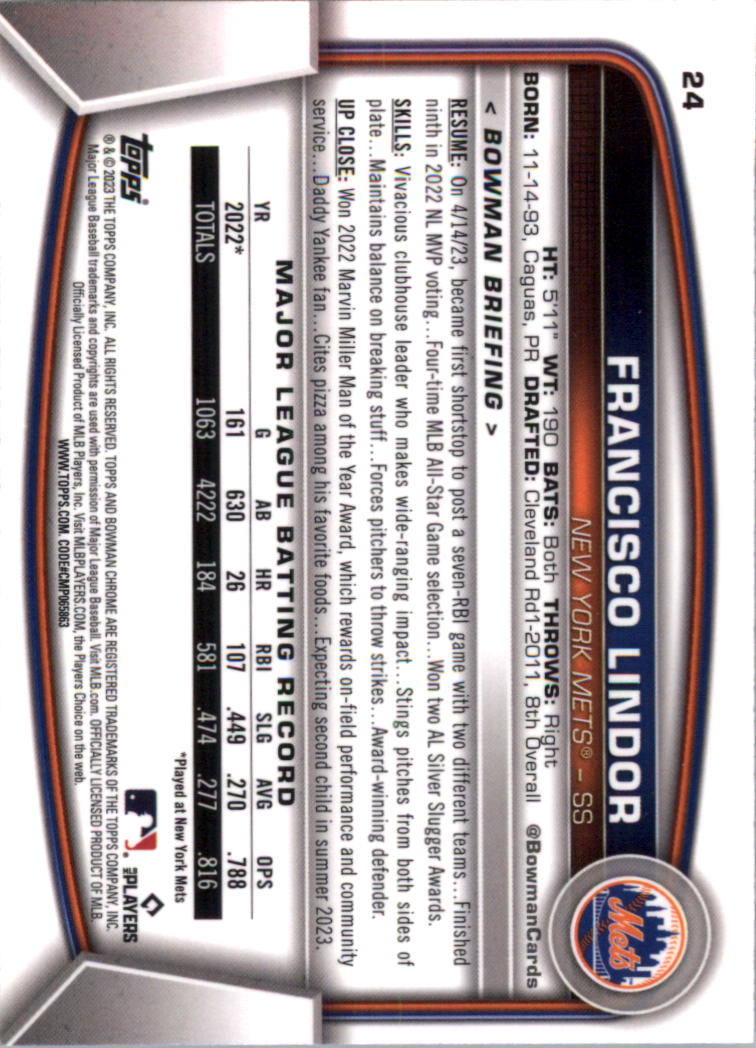 2023 Bowman Chrome Baseball Card Pick (Base) - Picture 49 of 199
