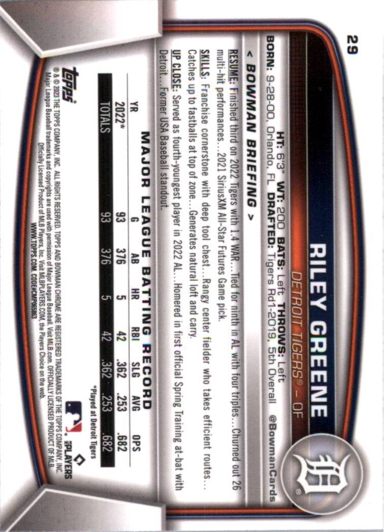 2023 Bowman Chrome Baseball Card Pick (Base) - Picture 59 of 199