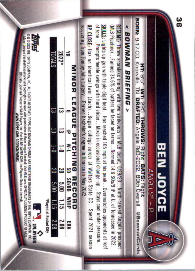 2023 Bowman Chrome Baseball Card Pick (Base) - Picture 73 of 199