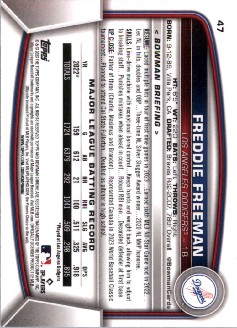 2023 Bowman Chrome Baseball Card Pick (Base) - Picture 93 of 199