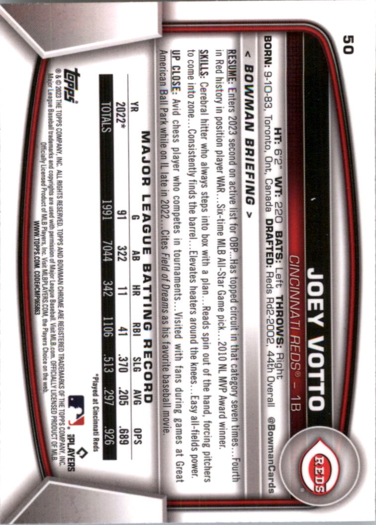 2023 Bowman Chrome Baseball Card Pick (Base) - Picture 99 of 199