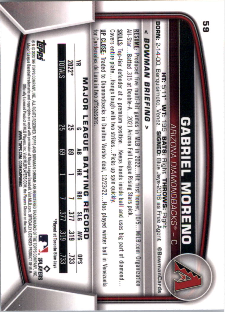2023 Bowman Chrome Baseball Card Pick (Base) - Picture 117 of 199