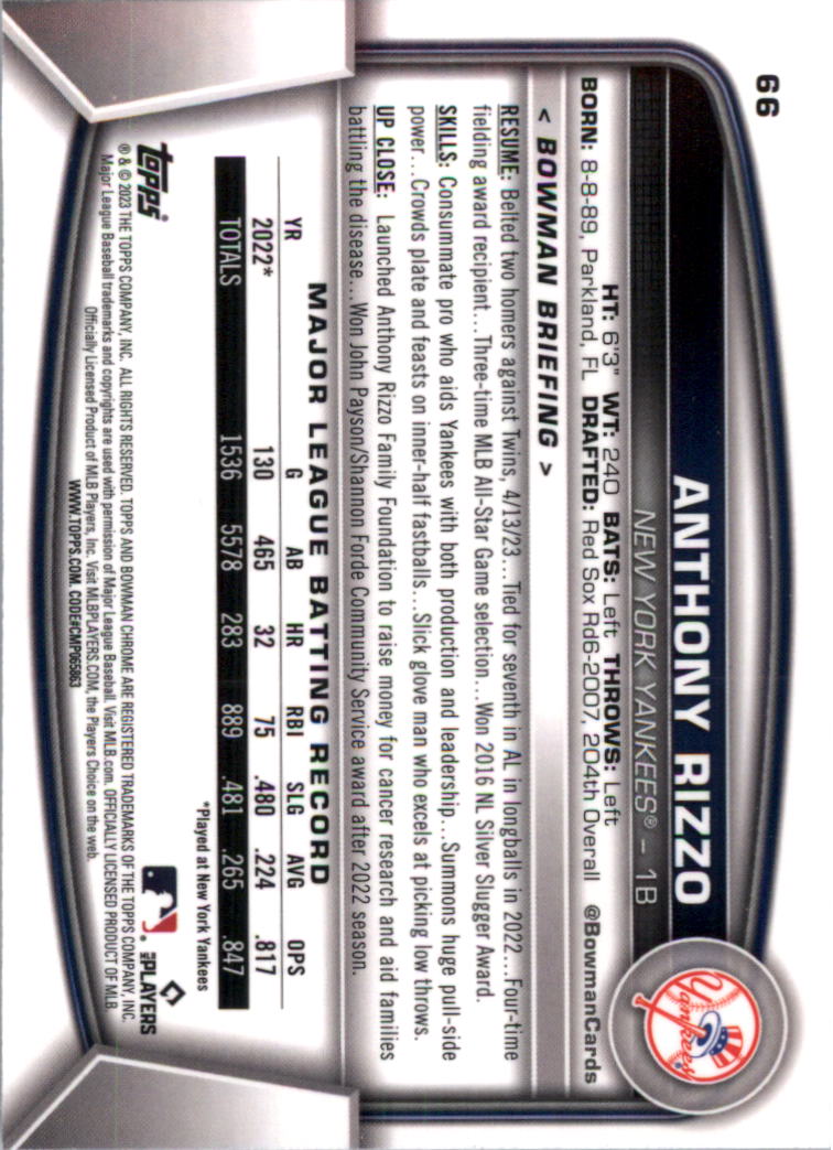 2023 Bowman Chrome Baseball Card Pick (Base) - Picture 131 of 199