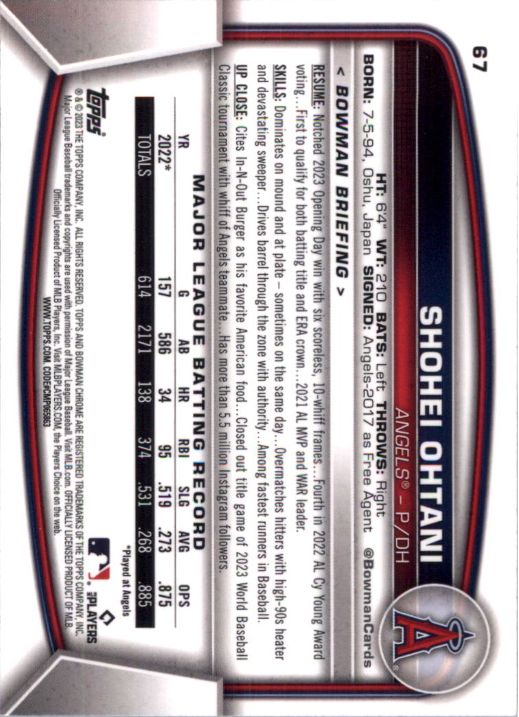 2023 Bowman Chrome Baseball Card Pick (Base) - Picture 133 of 199