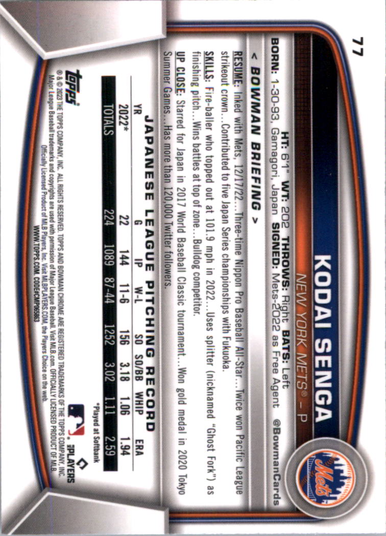 2023 Bowman Chrome Baseball Card Pick (Base) - Picture 153 of 199