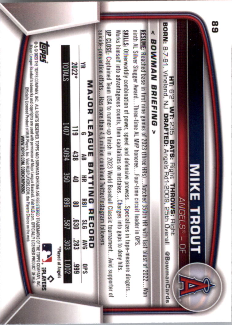 2023 Bowman Chrome Baseball Card Pick (Base) - Picture 177 of 199