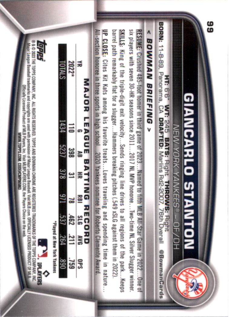 2023 Bowman Chrome Baseball Card Pick (Base) - Picture 197 of 199