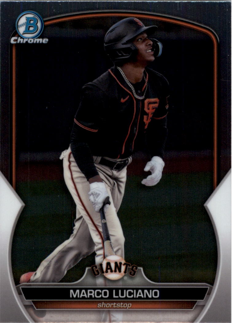 Selección de tarjeta de béisbol Bowman Chrome Prospects 2023 (base) - Imagen 298 de 438