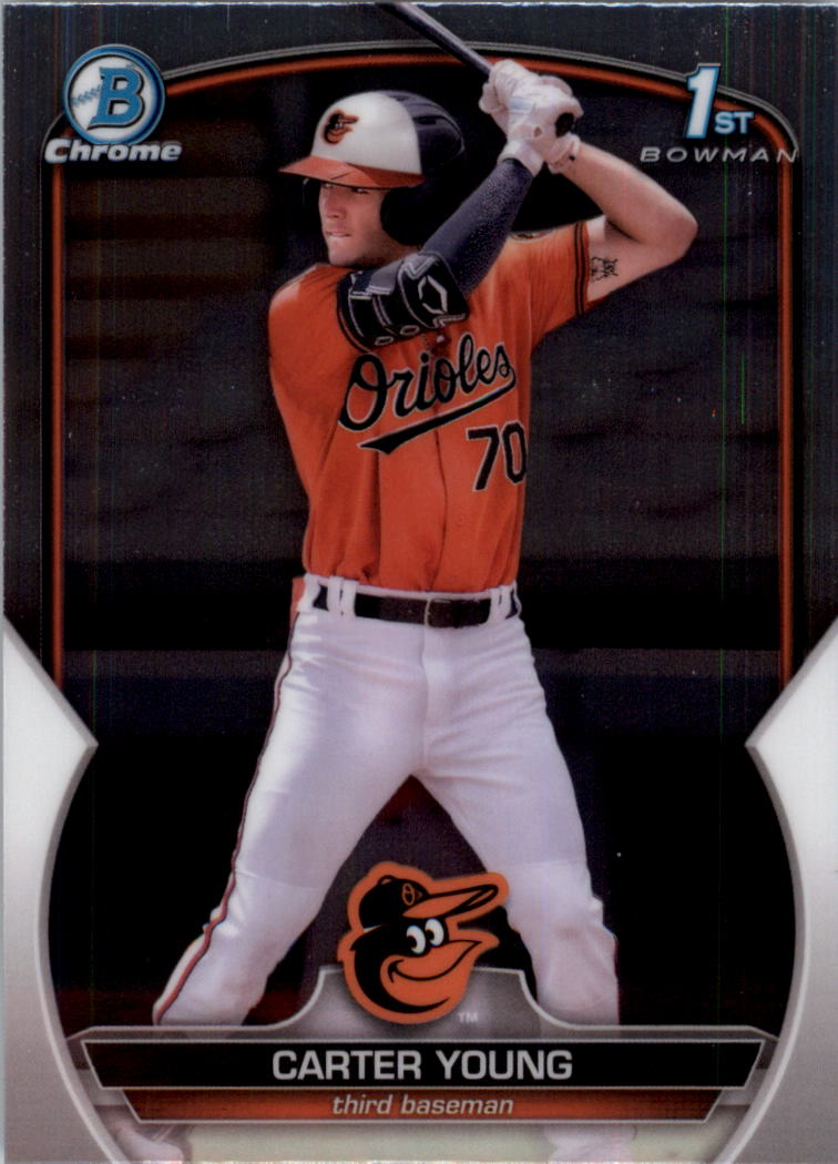 Selección de tarjeta de béisbol Bowman Chrome Prospects 2023 (base) - Imagen 311 de 438