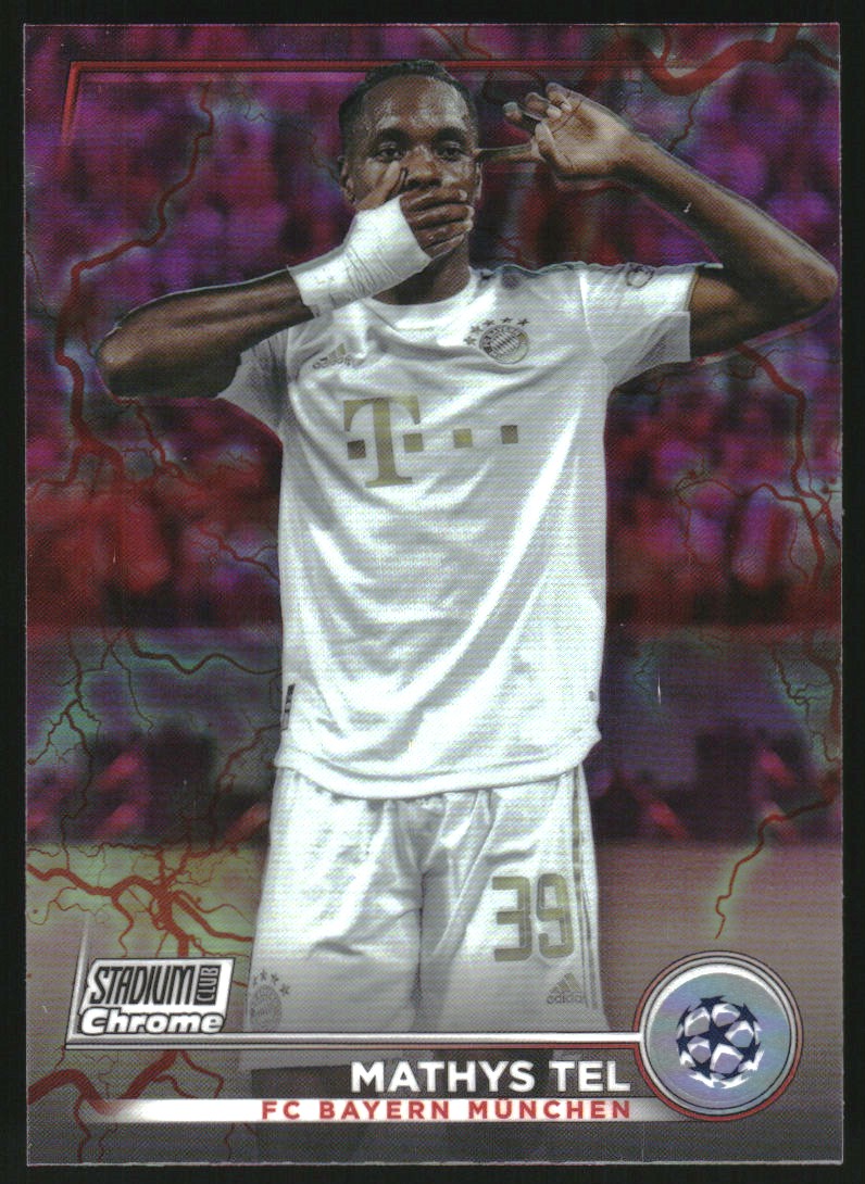 2022 Topps Chrome Bundesliga Gold Wave Refractor Mathys Tel /50