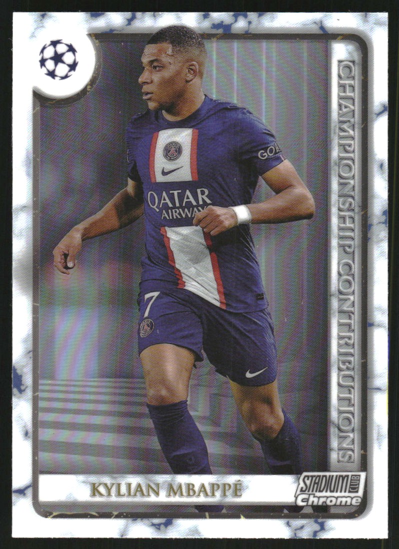 2022 Topps Chrome PSG Kylian Mbappe AUTO /99 #AU-KM CGC AUTH on