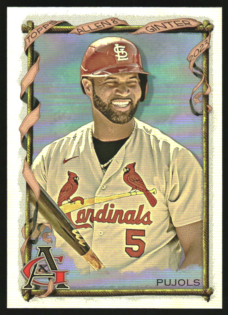2023 Topps Allen and Ginter Silver Portrait #128 Albert Pujols
